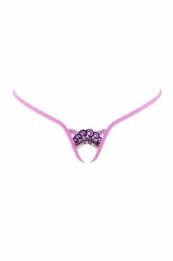 Lucky Cheeks: Luxury String Edition The Bridge Sexy String Ouvert Pink